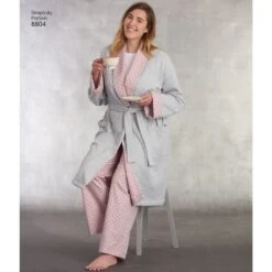 Simplicity Pattern 8804 Unisex-loungewear -Jaycotts Shop simplicity plus size sleepwear pattern 8804 AV2