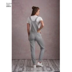 Simplicity Pattern 8855 Misses' Knit Overalls Sewing Pattern -Jaycotts Shop simplicity swoveralls indie fashion pattern S8855 AV1