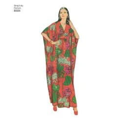 Simplicity Pattern 8505 Ankle Length Caftan 9 Simplicity Pattern 8505 Ankle Length Caftan -Jaycotts Shop simplicity vintage caftan pattern 8505 AV2