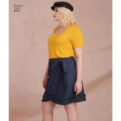 Simplicity Pattern 8612 Easy To Sew Wrap Skirts 12 Simplicity Pattern 8612 Easy To Sew Wrap Skirts -Jaycotts Shop simplicity wrap skirt pattern 8612 AV2