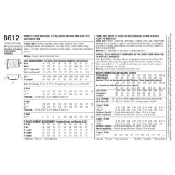 Simplicity Pattern 8612 Easy To Sew Wrap Skirts 16 Simplicity Pattern 8612 Easy To Sew Wrap Skirts -Jaycotts Shop simplicity wrap skirt pattern 8612 envelope back