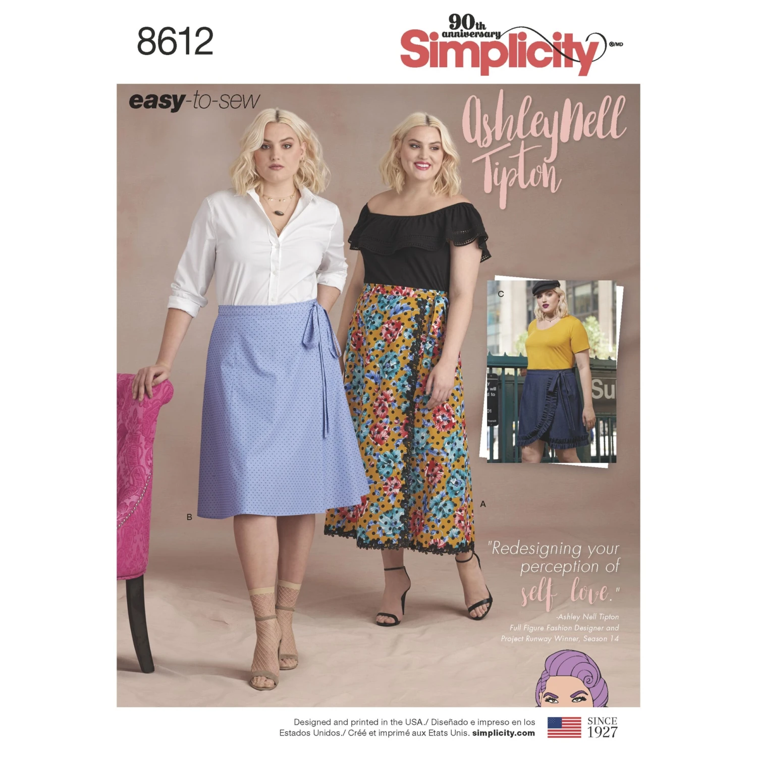 Simplicity Pattern 8612 Easy To Sew Wrap Skirts 2 Simplicity Pattern 8612 Easy To Sew Wrap Skirts - Image 2