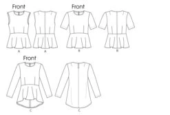 Vogue Pattern 8815 Misses' Top | Very Easy 11 Vogue Pattern 8815 Misses' Top | Very Easy -Jaycotts Shop v8815dg