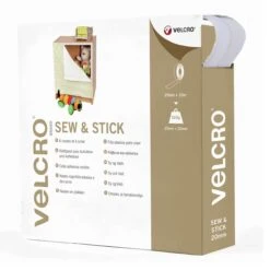 VELCRO® Brand - 10m Roll Hook And Loop Tape -Jaycotts Shop vST WHITE