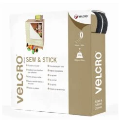 VELCRO® Brand - 10m Roll Hook And Loop Tape -Jaycotts Shop vst bllk